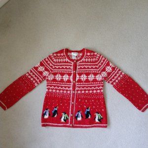 Coldwater Creek Penguin Sweater